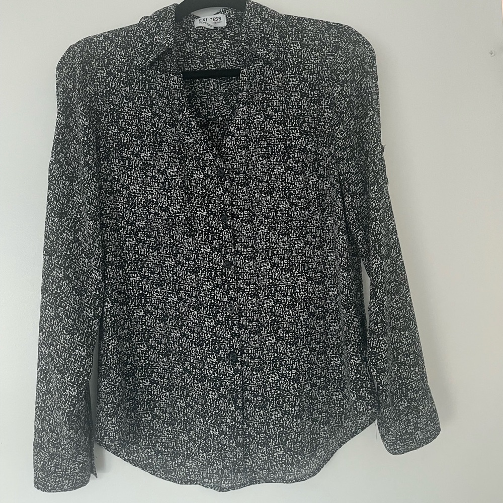 Express Portofino button down shirt, small